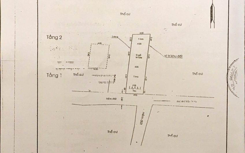 Nhà phố Mai Văn Vĩnh, Q.7 – Sau căn mặt tiền