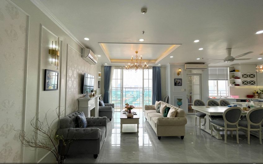 Him Lam Riverside | Penthouse – 219m² (4PN + 3WC) | View biệt thự Him Lam