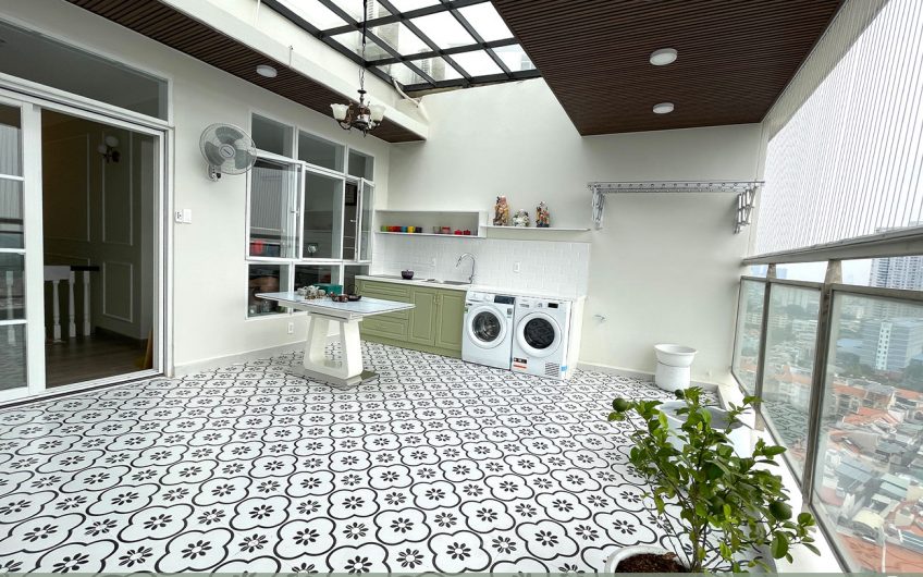 Him Lam Riverside | Penthouse – 219m² (4PN + 3WC) | View biệt thự Him Lam