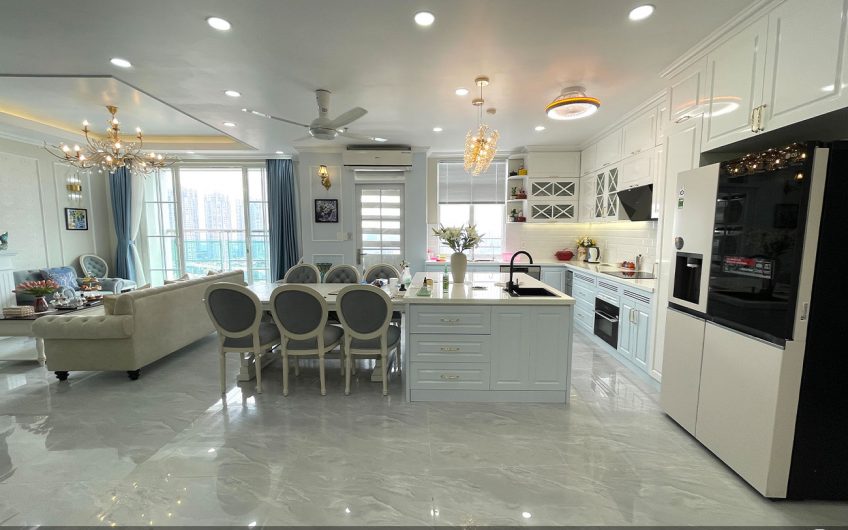 Him Lam Riverside | Penthouse – 219m² (4PN + 3WC) | View biệt thự Him Lam